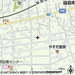 静岡県浜松市中央区篠原町20609周辺の地図