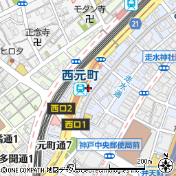 西川メガネ店周辺の地図