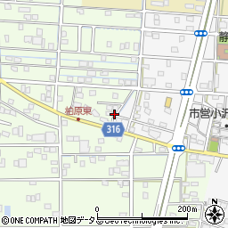 静岡県浜松市中央区篠原町21920周辺の地図