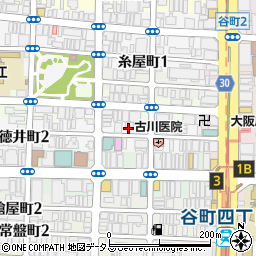 タイムズ徳井町１丁目駐車場周辺の地図