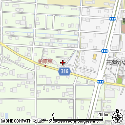 静岡県浜松市中央区篠原町21921周辺の地図