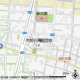 静岡県浜松市中央区小沢渡町1352周辺の地図