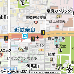 蔵元 豊祝 奈良店周辺の地図