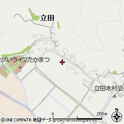 岡山県岡山市北区立田601周辺の地図