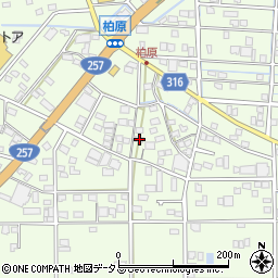 静岡県浜松市中央区篠原町22025周辺の地図