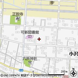 静岡県浜松市中央区小沢渡町1138周辺の地図