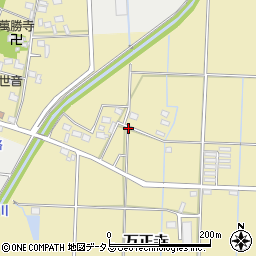 静岡県磐田市万正寺周辺の地図