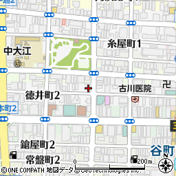 徳井町アリストビル周辺の地図