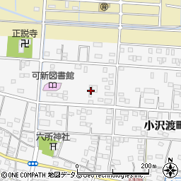 静岡県浜松市中央区小沢渡町1134周辺の地図
