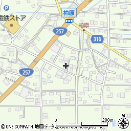 静岡県浜松市中央区篠原町22043周辺の地図