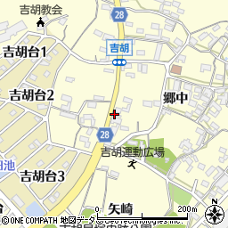 愛知県田原市吉胡町郷中260周辺の地図