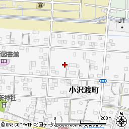 静岡県浜松市中央区小沢渡町305周辺の地図