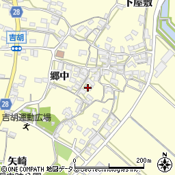 愛知県田原市吉胡町郷中229周辺の地図