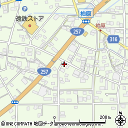 静岡県浜松市中央区篠原町22055周辺の地図