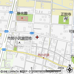 静岡県浜松市中央区小沢渡町1069周辺の地図