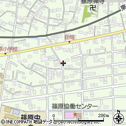 静岡県浜松市中央区篠原町11116周辺の地図