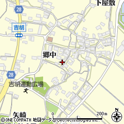 愛知県田原市吉胡町郷中226周辺の地図