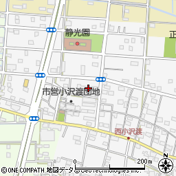 静岡県浜松市中央区小沢渡町1356周辺の地図