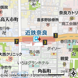 近鉄奈良駅 奈良県奈良市 駅 路線図から地図を検索 マピオン