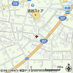 静岡県浜松市中央区篠原町21397周辺の地図