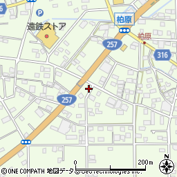 静岡県浜松市中央区篠原町21392周辺の地図