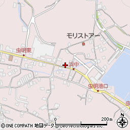 山本実・カキ作業所周辺の地図