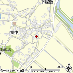 愛知県田原市吉胡町郷中59周辺の地図