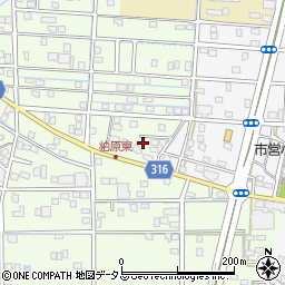静岡県浜松市中央区篠原町21925周辺の地図