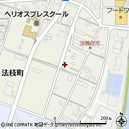 静岡県浜松市中央区法枝町27周辺の地図