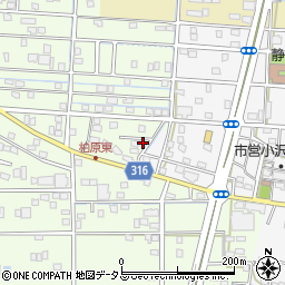 静岡県浜松市中央区篠原町21919周辺の地図