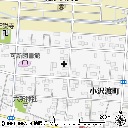静岡県浜松市中央区小沢渡町1129周辺の地図