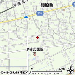 静岡県浜松市中央区篠原町20913周辺の地図
