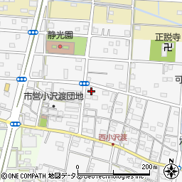 静岡県浜松市中央区小沢渡町1066周辺の地図