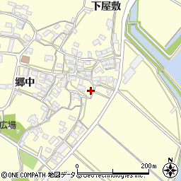愛知県田原市吉胡町郷中58周辺の地図