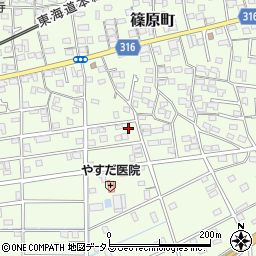 静岡県浜松市中央区篠原町20912周辺の地図
