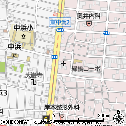 大阪府大阪市城東区東中浜2丁目3周辺の地図