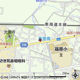 静岡県浜松市中央区篠原町9818周辺の地図
