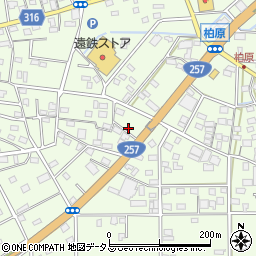 静岡県浜松市中央区篠原町21451周辺の地図