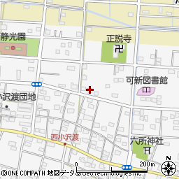 静岡県浜松市中央区小沢渡町1153周辺の地図