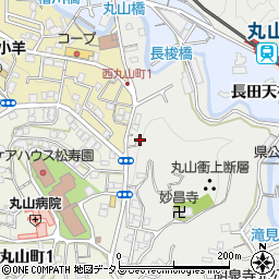 兵庫県神戸市長田区東丸山町周辺の地図