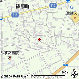 静岡県浜松市中央区篠原町12112周辺の地図