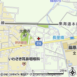 静岡県浜松市中央区篠原町10076周辺の地図