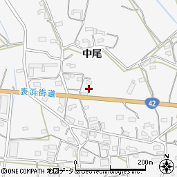 愛知県豊橋市細谷町中尾周辺の地図