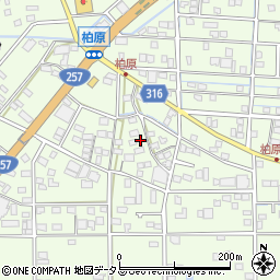 静岡県浜松市中央区篠原町22027周辺の地図