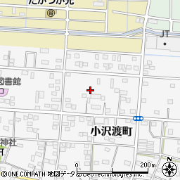 静岡県浜松市中央区小沢渡町219周辺の地図