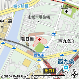 セブンイレブン大阪暁明館病院店周辺の地図