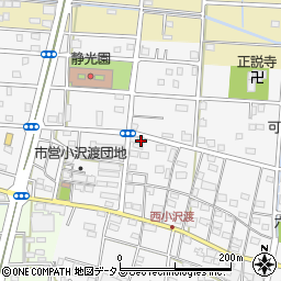 静岡県浜松市中央区小沢渡町1068周辺の地図