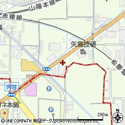 岡山県岡山市東区宍甘274周辺の地図