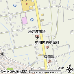 松井皮膚科クリニック周辺の地図