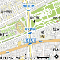 大阪府大阪市西区靱本町周辺の地図